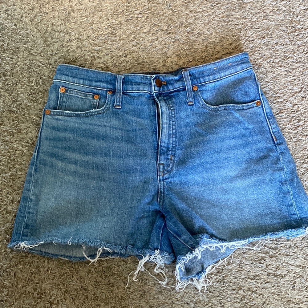 Madewell High Rise Denim Shorts